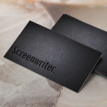 Affärskortet professionell Black Out Screenwriter Visitkort<br><div class="desc">Affärskortet professionell Black Out Screenwriter.</div>