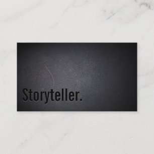 Affärskortet Professionell Black Out Storyteller Visitkort