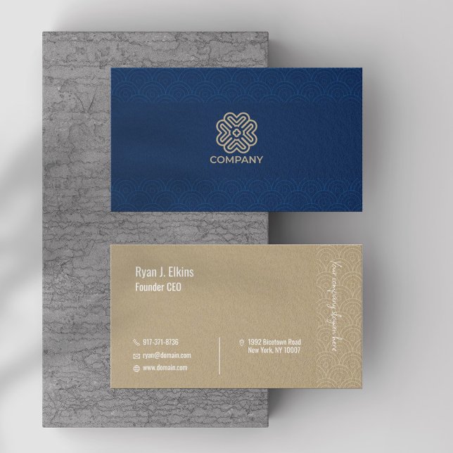 Affärskortet professionell CEO & grundare Visitkort (Skapare uppladdad)