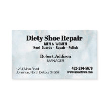 Affärskortet professionell Cobbler Shoair Reparati