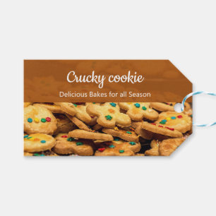Affärskortet professionell Cookies Bakery Photo Presentetikett