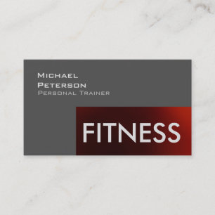 Affärskortet professionell Fitness Sport Visitkort