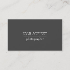 Affärskortet professionell Fotograf Visitkort