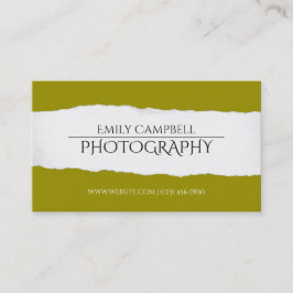 Affärskortet professionell Fotograf Visitkort