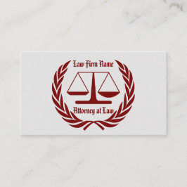 Affärskortet professionell Law Firm Visitkort