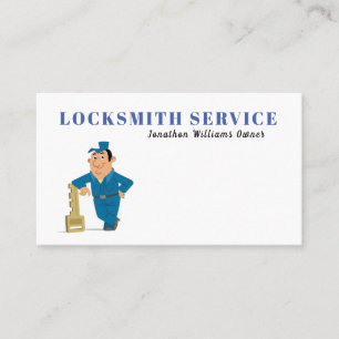 Affärskortet professionell Locksmith Service Visitkort