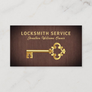Affärskortet professionell Locksmith Service Visitkort