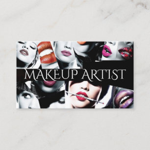 Affärskortet professionell Makeup Artist Visitkort