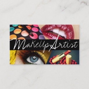 Affärskortet professionell Makeup Artist Visitkort