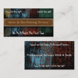 Affärskortet professionell Painter ConTRAR Visitkort
