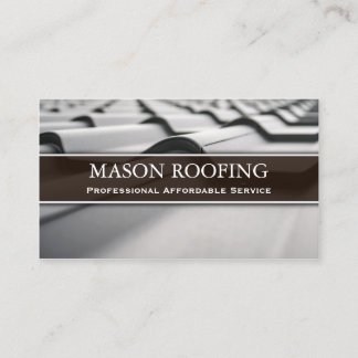 Affärskortet professionell Roofer/Takbrickor Visitkort