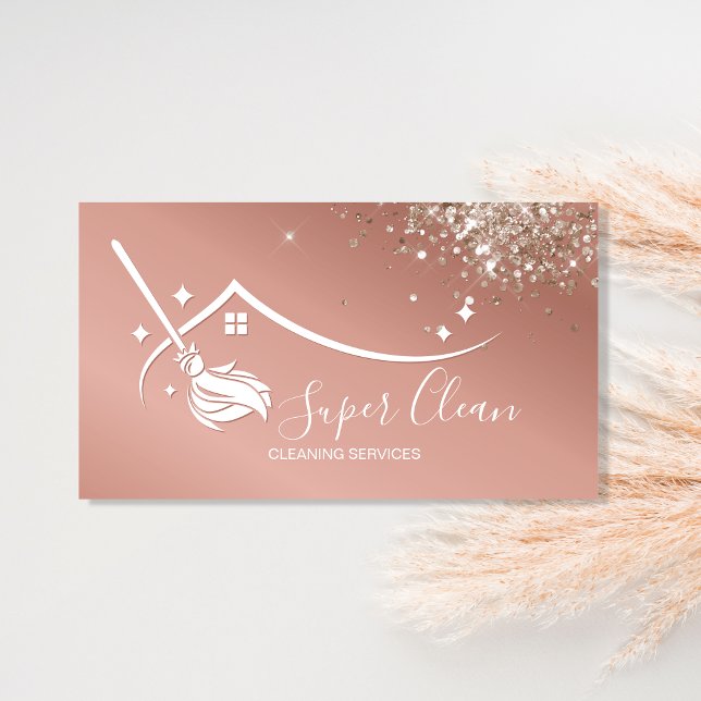 Affärskortet professionell Städning House Services Visitkort (Skapare uppladdad)