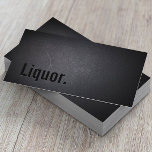 Affärskortet professionell, svart utleverans visitkort<br><div class="desc">Affärskortet professionell Svart ut Liquor Pub.</div>