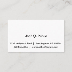 Affärskortet professionell visitkort