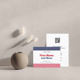 Affärskortet QR Code Elegant Valection Kampanj Visitkort