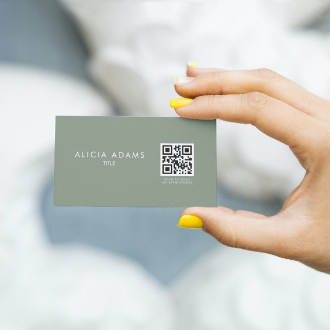 Affärskortet QR-kod för professionellens minimalis Visitkort (Skapare uppladdad)