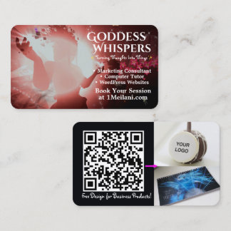 Affärskortet QR-kodmall Visitkort