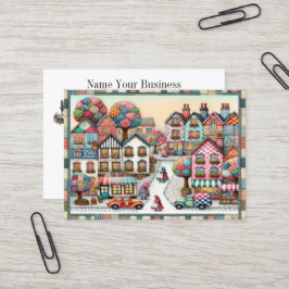 Affärskortet Quilting Visitkort