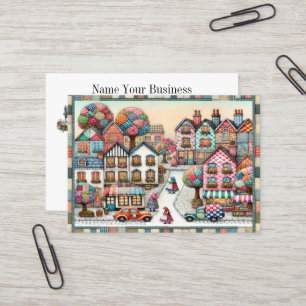 Affärskortet Quilting Visitkort