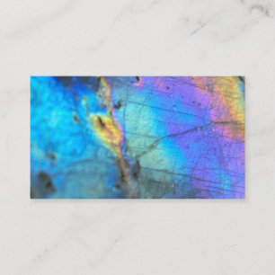 Affärskortet Rainbow Labradorite Crystal Print Visitkort