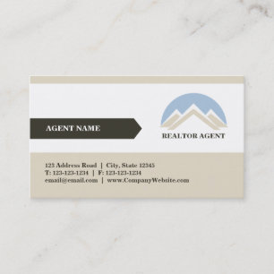 Affärskortet Realtor Professionell Visitkort