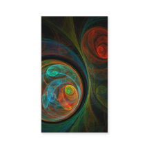 Affärskortet Reborn Blue Abstrakt Art