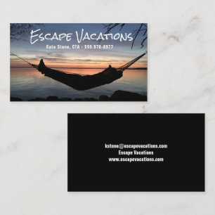 Affärskortet Resa Agent Vacation Visitkort