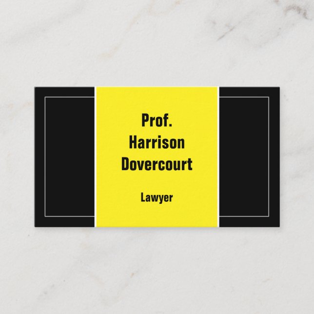 Affärskortet Respektive, humant och Professionell Visitkort (Framsida)