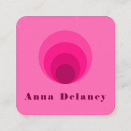 Affärskortet Retro Inspired Fyrkantigt Visitkort