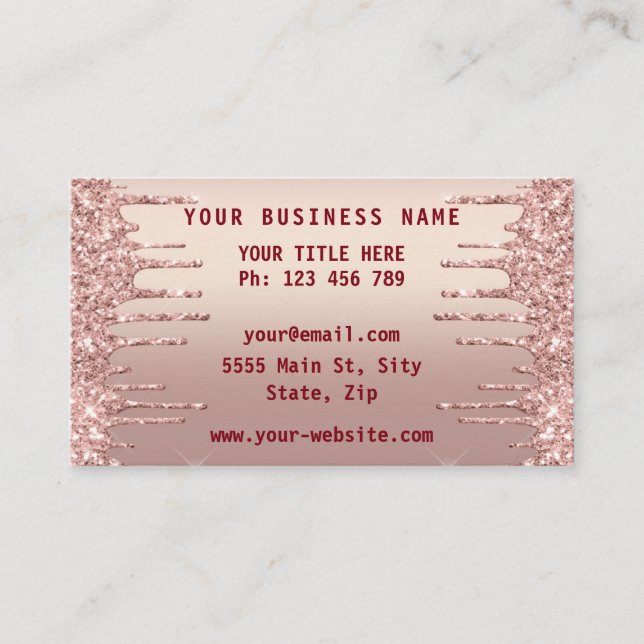 Affärskortet Ro Ditt Logotyp Namn Info Visitkort (Framsida)