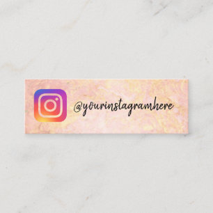 affärskortet ro guld social mini visitkort