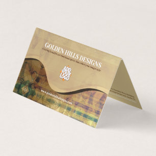 Affärskortet Rolling Backe Folded Visitkort