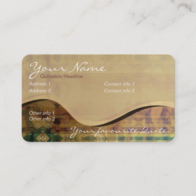 Affärskortet Rolling Backe Visitkort (Framsida)