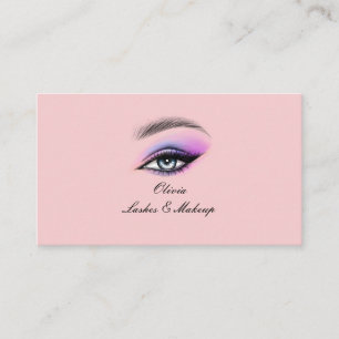 AFFÄRSKORTET rosa COSMETOLOGIST Visitkort
