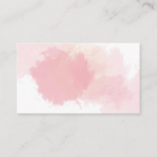 Affärskortet Rosa Orange Splatter Watercolor Visitkort