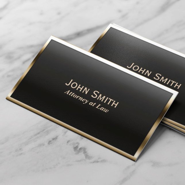 Affärskortet royal Guld Gräns Attorney Visitkort (Skapare uppladdad)