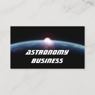 Affärskortet rymden Astronomy Visitkort