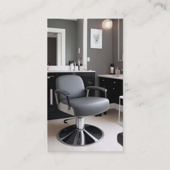 Affärskortet Salon Ordförande Elegance Visitkort (Framsida)