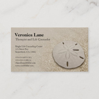 Affärskortet Sand Dollar Standard Visitkort