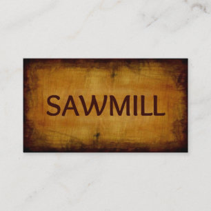 Affärskortet Sawmill Antique Wood Visitkort