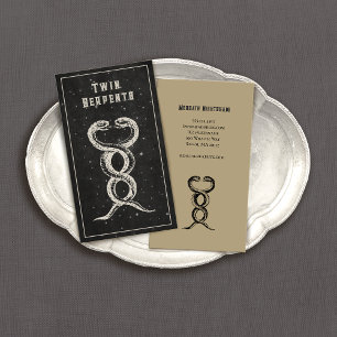 Affärskortet Serpents Visitkort