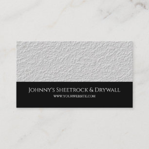 Affärskortet Sheetrock & Drywall Construction Visitkort