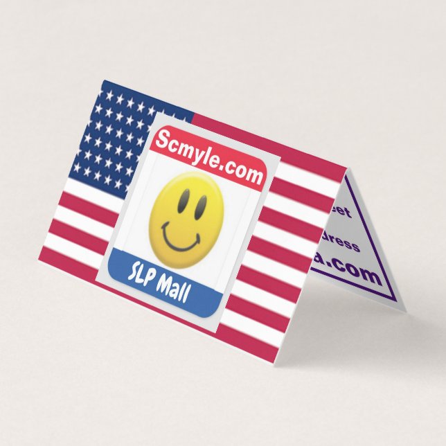 Affärskortet Shelby Folded Visitkort (Framsida)