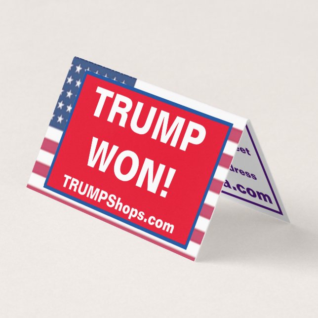 Affärskortet Shelby Folded Visitkort (Framsida)