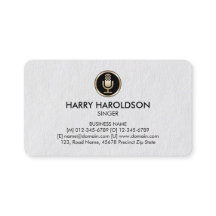 Affärskortet Singer Premium för mikrofonikonen