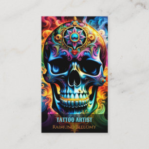 Affärskortet Skull Visitkort