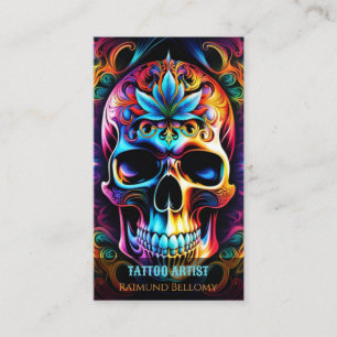 Affärskortet Skull Visitkort
