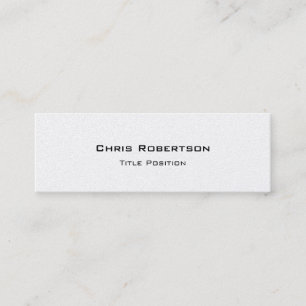 Affärskortet Slim Trendig Charming Mini Visitkort