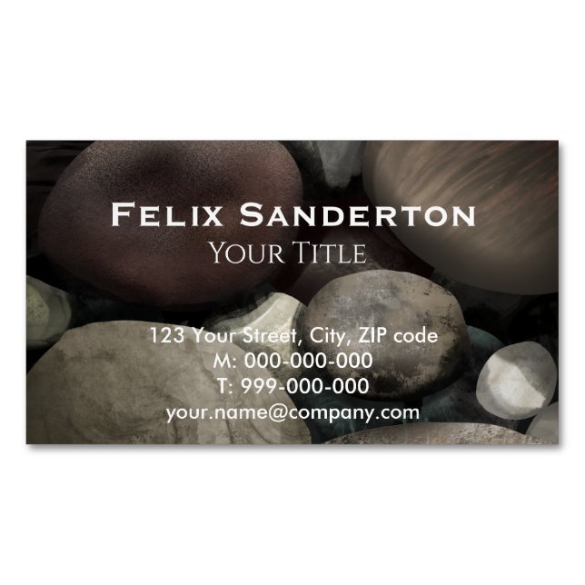 Affärskortet småstarna magnetiska visitkort (Framsida)