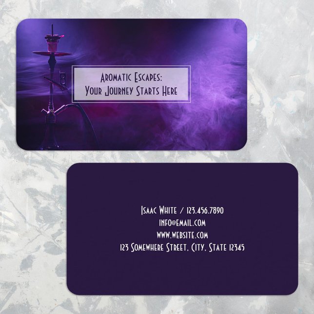 Affärskortet Smoke Shop Visitkort (Smoke Shop Business Cards)